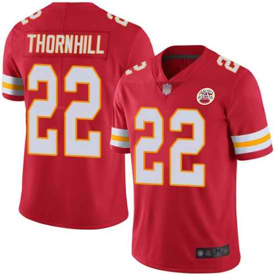 Chiefs 22 Juan Thornhill Red Team Color Men Stitched Football Vapor Untouchable Limited Jersey